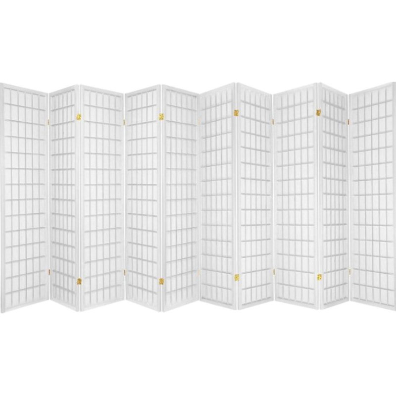 Cloison de style Shoji Niemann 70,5 pouces, 5, Blanc