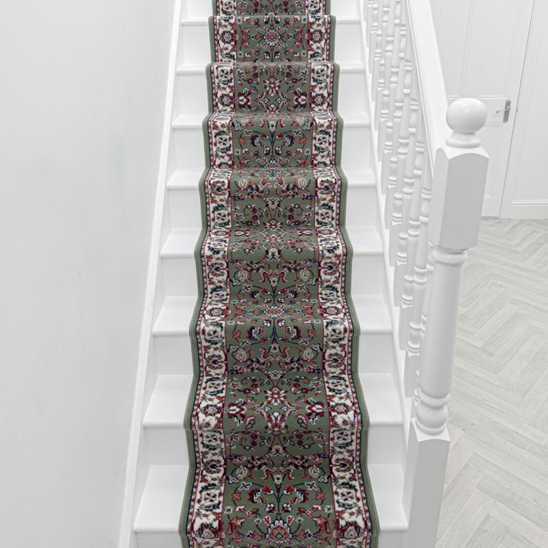 Stair Runner Oriental Area Rug, Runner 80 x 480 cm