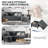 79" Upholstered L-Shaped Sofa with Ottoman -983497914