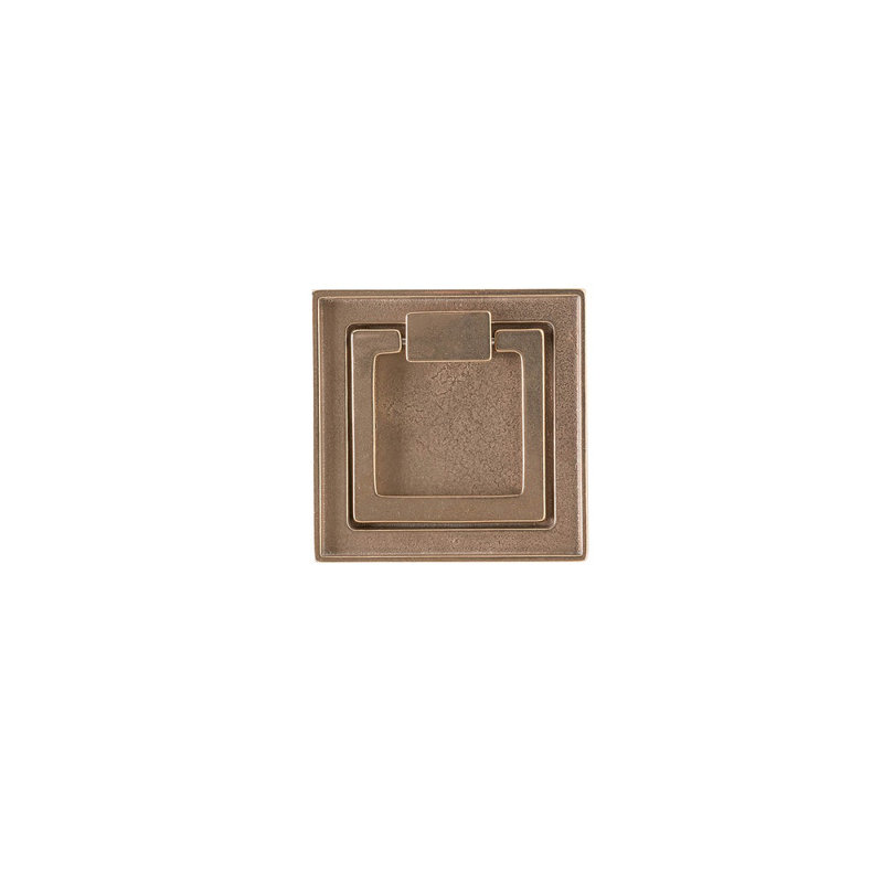Bronze 2.4375 Center to Center Ring Pull, Silicon Bronze Light