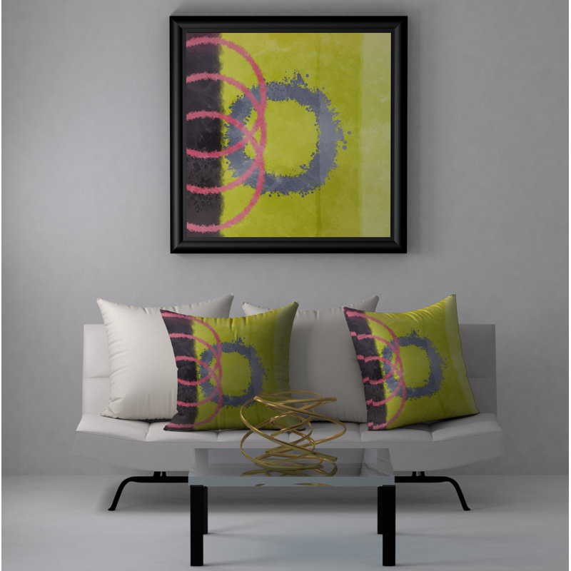 Housse et insert de coussin carré Satisfaction, 18" x 18"