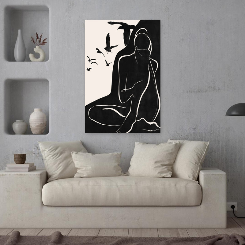 Art contemporain, art contemporain abstrait, H 24 po x l 16 po