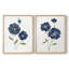 Coquelicots bleus - reproduction encadrée de qualité supérieure - prête à être accrochée - aucun clou requis - aucun clou requis-1971810787-1971810786