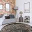Tapis gris à motif géométrique Shamo-842981666
