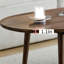 Table basse moderne en bois massif de noyer noir-109691910