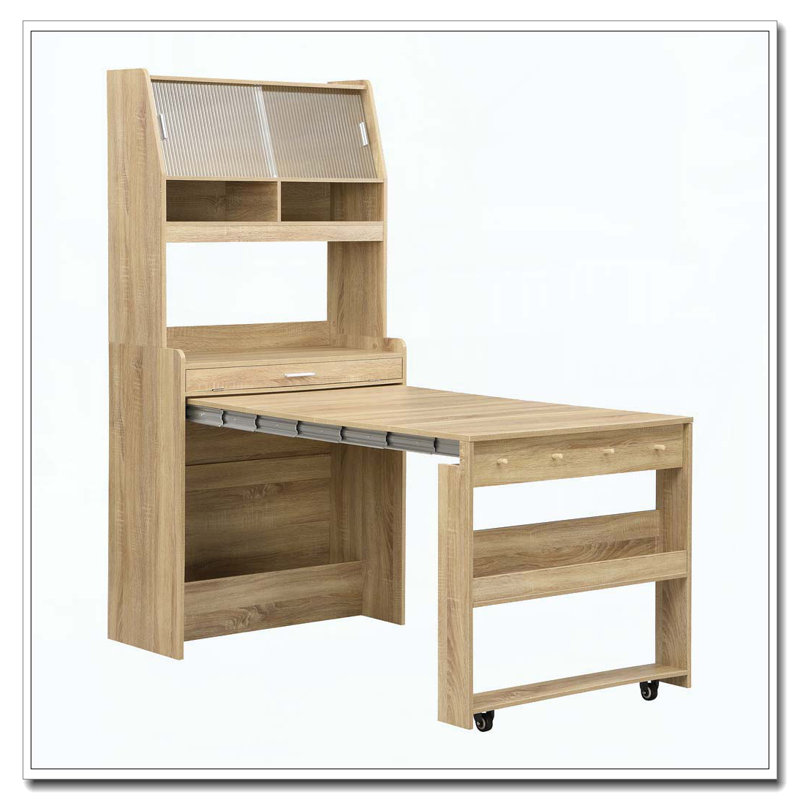 Armoire de salle à manger compacte, Naturel