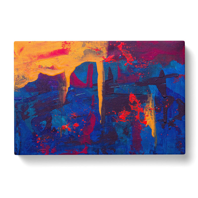 Abstract Art Painting Vol.248 by S.Johnson - Wrapped Canvas Painting, 60cm H x 91cm W x 3cm D