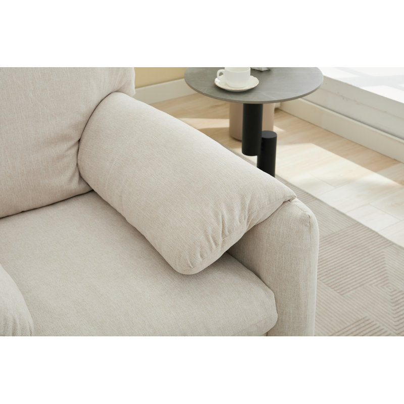 Fauteuil d'appoint Madell, Beige