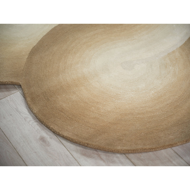 Mitomo Hand Tufted Abstract Area Rug