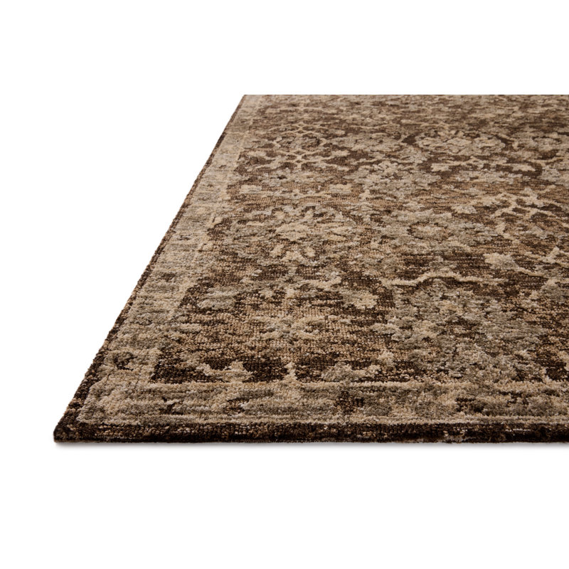 Tapis écorce / galet Loloi Percival, Rectangle 7 pi 9 po x 9 pi 9 po