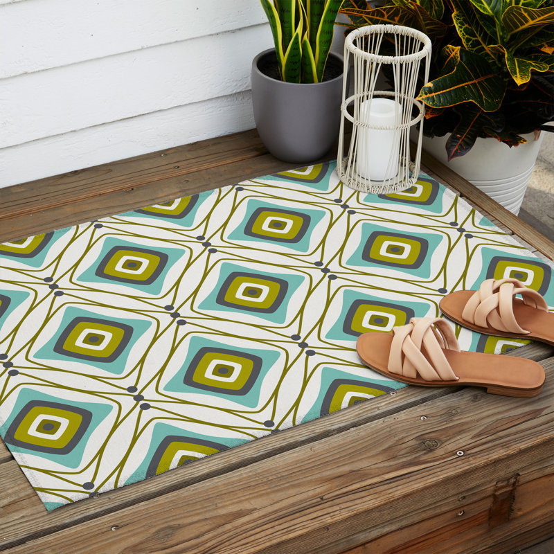 Tapis rectangulaire Iyanna avec envers antidérapant, Rectangle 2 pi x 3 pi