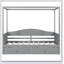 Canopy Day Bed With 2 Drawers-216479511