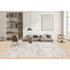 Abstract Area Rug in Silver/Gray-1351379556