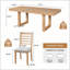7 Piece Farmhouse Style Extendable Dining Table Set