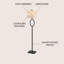 Lampe sur pied 61 po Courson-52827009