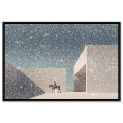 Lone Equestrian II Print by Oliver Gal
