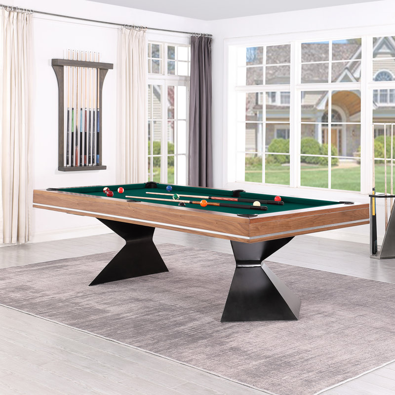 Valencia Playcraft Valencia 8' Slate Pool Table with Professional Installation Included, Dark Green, No