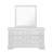 SHAKER METALLIC WHITE MIRROR