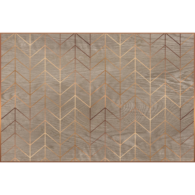 Alcie Vinyl Machine Printed Area Rug, Rectangle 133 x 200cm