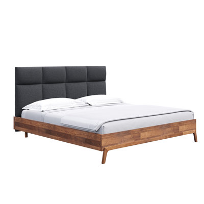 Ownby Solid Wood Bed with Headboard