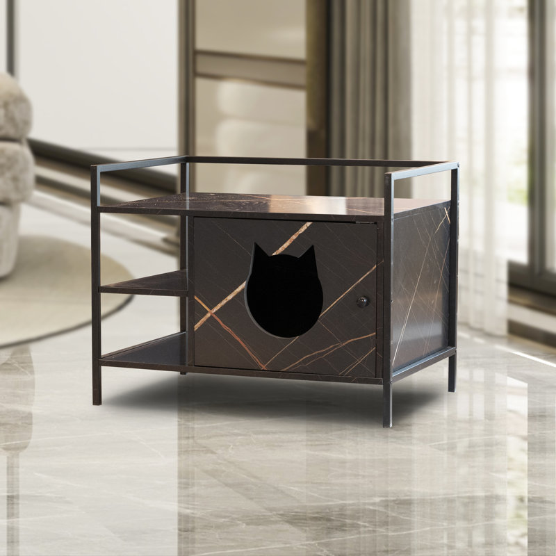 Litière pour chat - Armoire cachée spacieuse