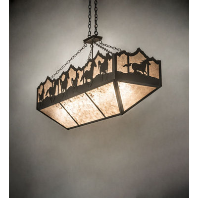 Running Horses 6 - Light Pendant