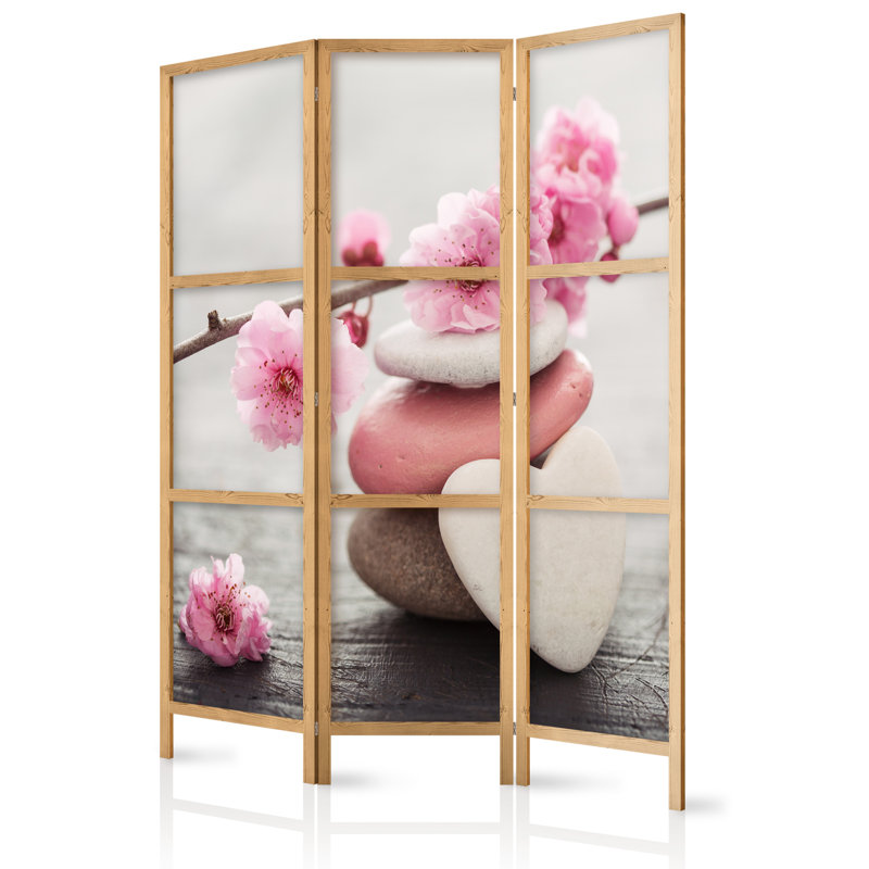 Panel Solid Wood Folding Room Divider, 171" H x 135" W x 1.2 D", 3