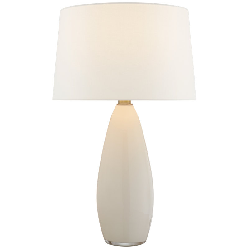 Chapman & Myers Myla Large Tall Table Lamp, White