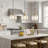 1-light Striped Glass Single Pendant