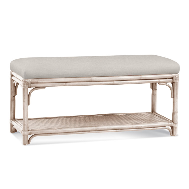 Banc de rangement en osier Summer Retreat