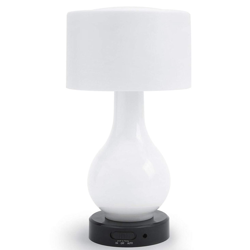Lampe de table à pile 10 po