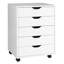 5 Drawer Rolling Storage Chest