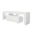 Meuble télé moderne à DEL avec grand rangement, idéal pour le divertissement dans le salon et un présentoir organisé, meuble télé