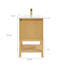 Pre-Assembled Solid Wood Bathroom Vanity with Adjustable Storage-1687051638