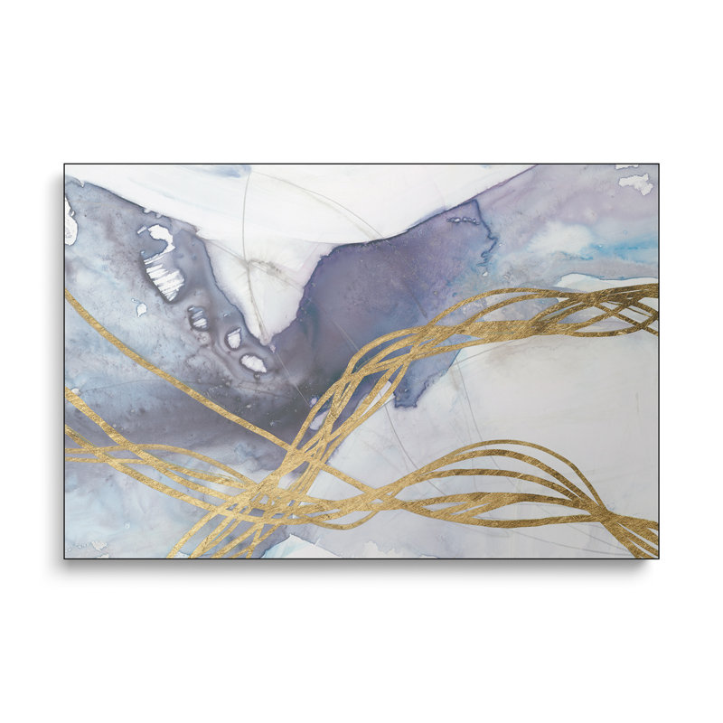 Impression sur toile, "Steppeix agate Wave IV" par Jennifer Goldberger
