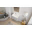 Ensemble de meuble-lavabo mural simple 24 po avec plateau en marbre Arlie-639997300