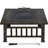 Pridgen Outdoor Square Fire Pit with Poker-905968999-815922666
