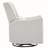 Swivel Recliner Chair with Pillow-1127769438