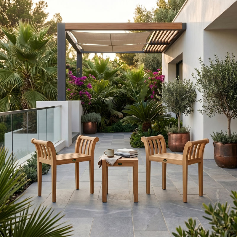 Anabeatriz Solid Wood Accent Stool
