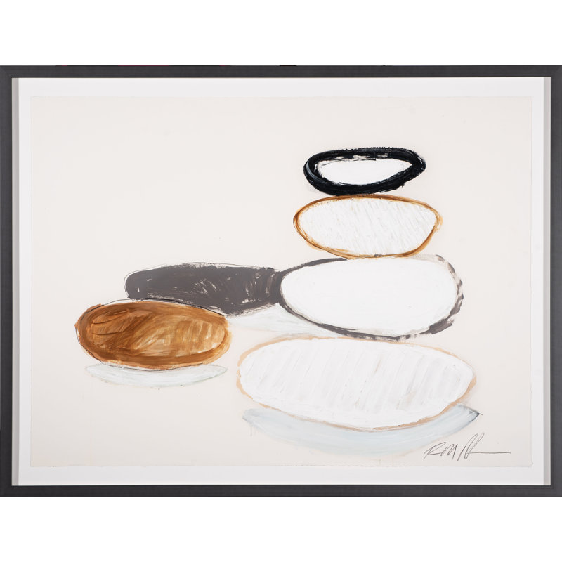 Pure Zen par Robert Robinson - Reproduction d'art sur papier encadrée