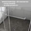 Porte de douche coulissante double sans cadre l 58 "- 60" x H 76 "-72250162