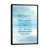 Black Floater Framed
