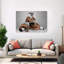 The Box Surreal Contemporary Dog Wall Art Print 1 Piece Wrapped Canvas Wall Art-86545044