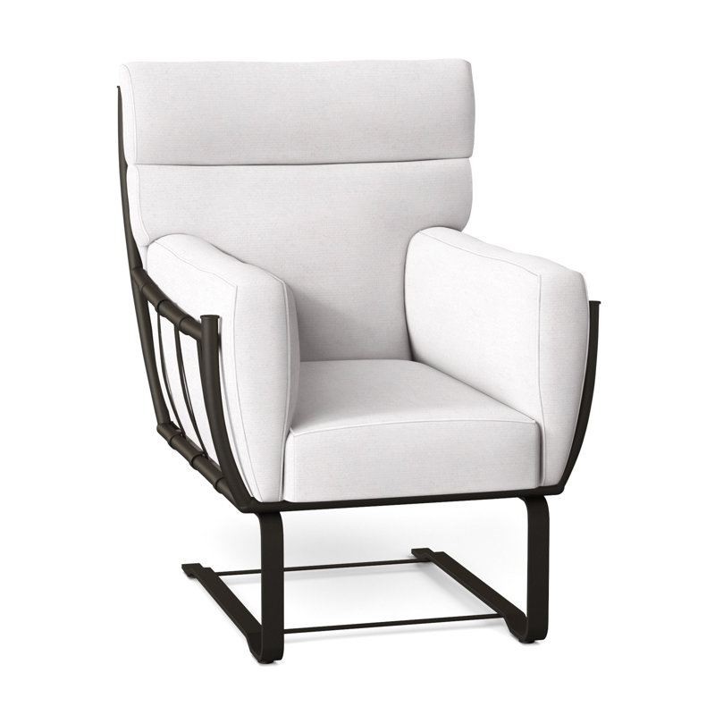 Chaise longue en aluminium Majorca, Lin neige, Welt