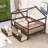 Heulwen Two Drawers Wooden House Bed-1726847287-1726847284