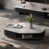 Plateau blanc / base noire