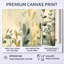 «Neutral Herb Horizon I», décoration murale en toile botanique beige-518367997-518367875