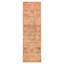 Tapis unique en laine brun clair rétro 3 pi 1 po x 10 pi 2 po Cambriella