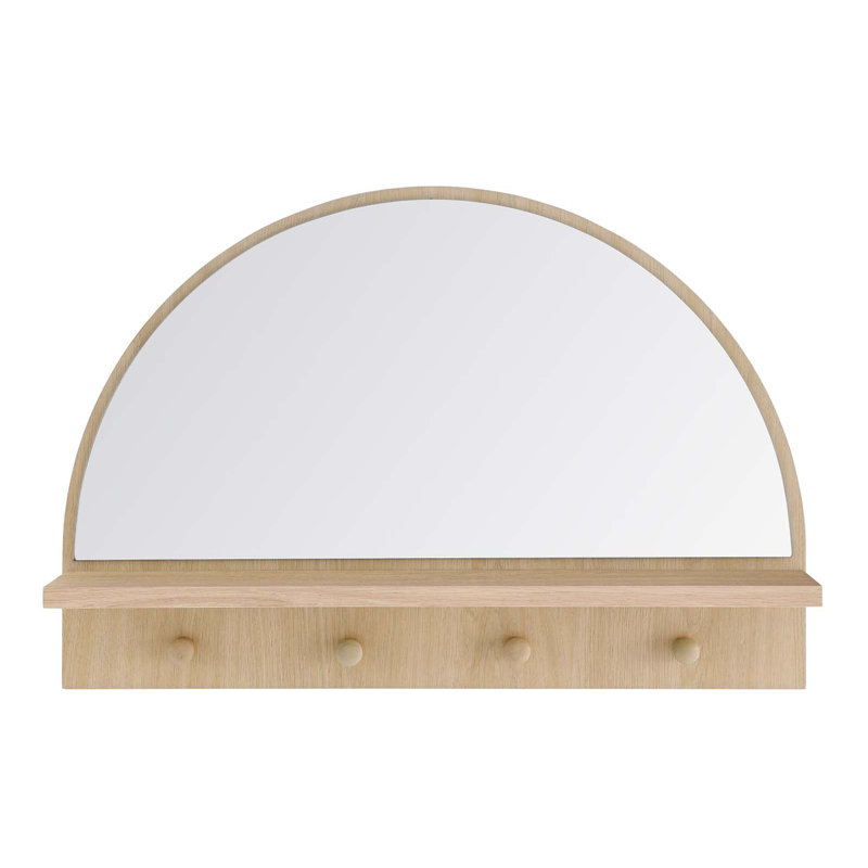 Modway Moonbeam Arched Mirror, Oak