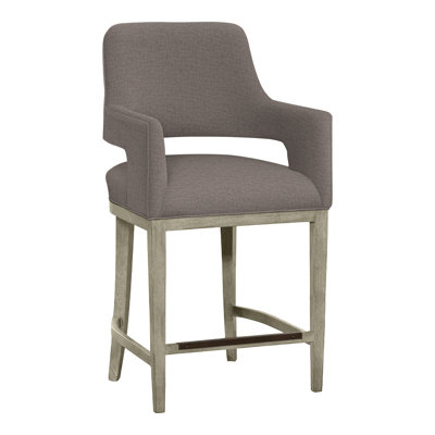 Josie Upholstered Stool with Solid Wood Frame